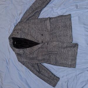 Express Black and White Tweed Jacket